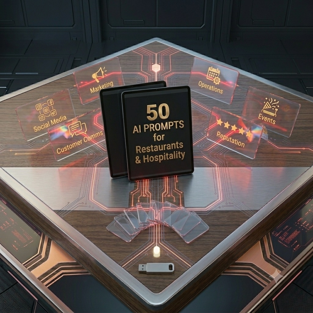 50 AI Prompts for Restaurants & Hospitality — Fill More Tables With Less Effort