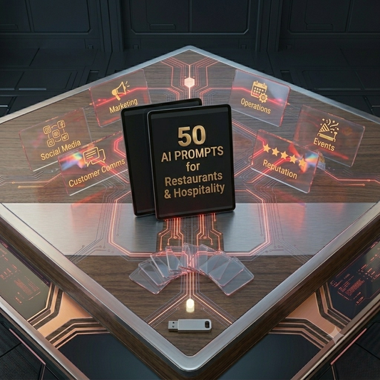 50 AI Prompts for Restaurants & Hospitality — Fill More Tables With Less Effort