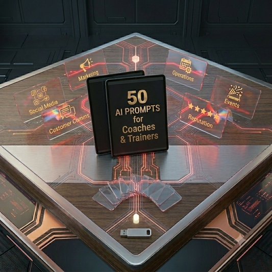 50 AI Prompts for Coaches & Trainers — Create a Month of Content in One Afternoon